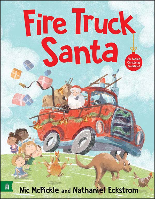 Fire Truck Santa